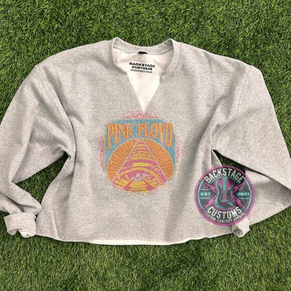 NEW Pink Floyd Cropped Sweatshirt - Picture 1 of 3